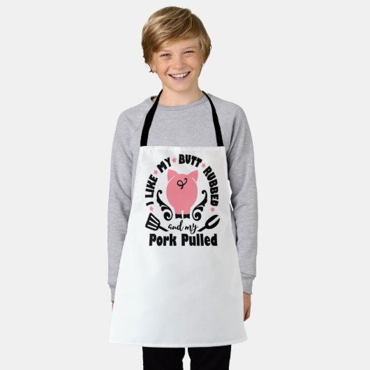 Tablier J'Aime Mon Beurre Rubbed (Porté)