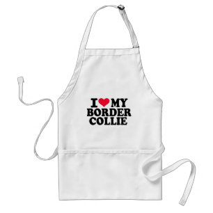 Tablier J'aime mon border collie