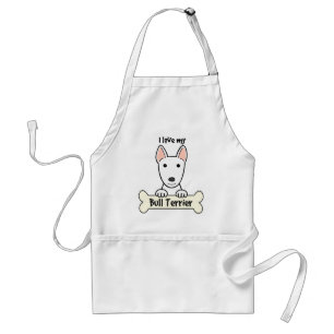 Tablier J'aime mon bull-terrier