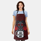 Tablier J'aime mon café comme j'aime ma magie (Porté)
