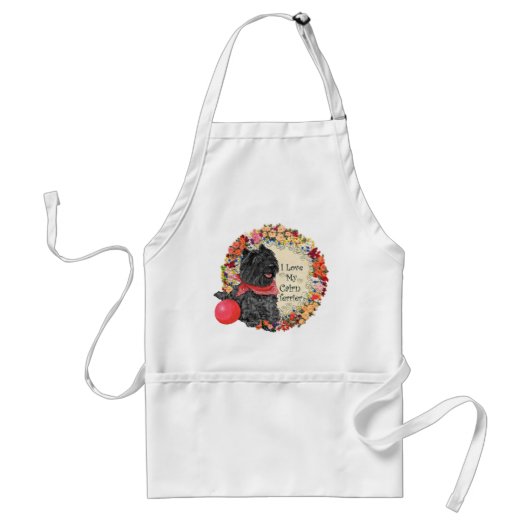 Tablier J'aime mon Cairn Terrier (Devant)