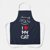 Tablier J'aime mon chat (Recto)