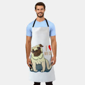 Tablier J'Aime Mon Chien (Porté)