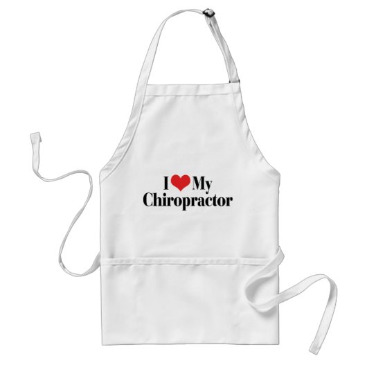 Tablier J'aime mon chiropracteur (Devant)