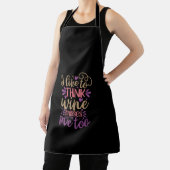 Tablier j'aime penser que le vin me manque aussi (Insitu)