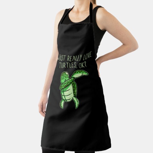 Tablier J'Aime Vraiment Les Tortues Ok (Insitu)