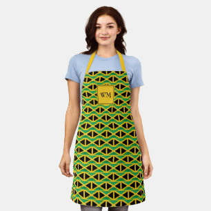 Tablier JAMAICA Monogramme Drapeau jamaïcain