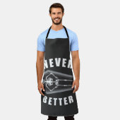 Tablier Jamais Meurt À L'Intérieur Du Squelette Halloween (Porté)