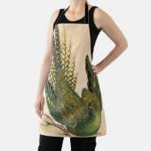 Tablier James Sowerby Parrot terrestre, Psittacus terrestr (Insitu)