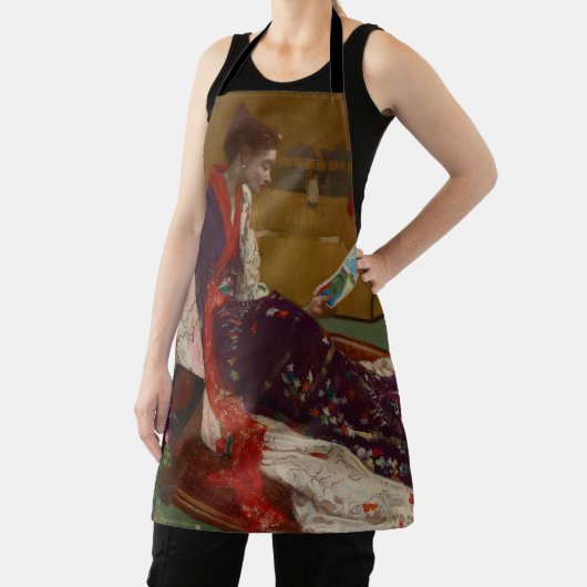 Tablier James Whistler - Caprice en violet et or (Insitu)