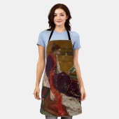 Tablier James Whistler - Caprice en violet et or (Porté)