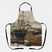 Tablier James Whistler - La Tamise dans la glace (Recto)