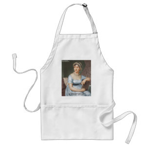 Tablier Jane Austen T'Aimait Moins Citation Sur Cadeaux &