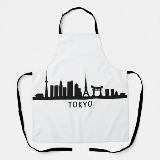 Tablier Japan Cityscape Travel | Tokyo Skyline Silhouette