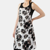 Tablier Japanese-style camellias (Insitu)