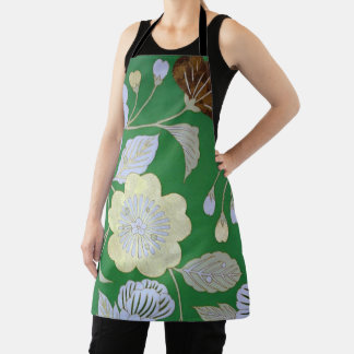 Tablier Japonais KIMONO Textile, motif floral