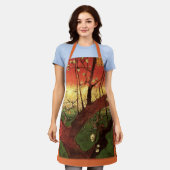 Tablier Japonisme : Arbre à prune fleuri par Vincent van G (Porté)