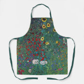 Tablier Jardin agricole avec tournesol par Klimt, Fleurs V (Recto)
