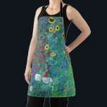 Tablier Jardin agricole avec tournesols, Gustav Klimt<br><div class="desc">Gustav Klimt (14 juillet 1862 - 6 février 1918) était un peintre symboliste autrichien et l'un des membres les plus importants du mouvement de sécession de Vienne. Klimt est réputé pour ses peintures, ses peintures murales, ses croquis et autres objets d'art. En plus de ses oeuvres figuratives, qui comprennent des...</div>