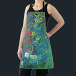 Tablier Jardin agricole avec tournesols, Gustav Klimt<br><div class="desc">Gustav Klimt (14 juillet 1862 - 6 février 1918) était un peintre symboliste autrichien et l'un des membres les plus importants du mouvement de sécession de Vienne. Klimt est réputé pour ses peintures, ses peintures murales, ses croquis et autres objets d'art. En plus de ses oeuvres figuratives, qui comprennent des...</div>