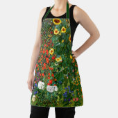 Tablier Jardin agricole avec tournesols, peinture d'art (Insitu)