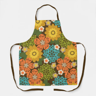 Tablier Jardin Allana Hawaïen Floral Graphique - bras