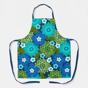 Tablier Jardin Allana Hawaïen Floral Graphique - Cool