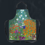 Tablier Jardin aux fleurs Gustav Klimt<br><div class="desc">Un gîte ou un jardin fleuri de ferme tel que peint par Gustav Klimt.</div>