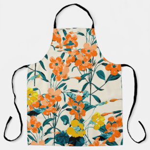 Tablier Jardin aux fleurs. Petites fleurs mignonnes et bra