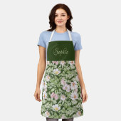 TABLIER JARDIN BOTANIQUE VERT (Porté)