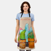 Tablier Jardin coloré des cactus (Porté)