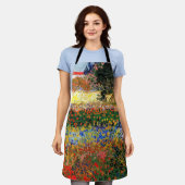 Tablier Jardin de fleurs de Van Gogh,   (Porté)