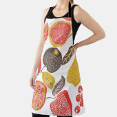 Tablier jardin de fruits avec oiseau (Insitu)
