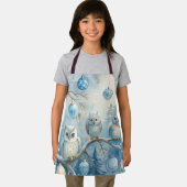 Tablier Jardin de Noël des Chouettes d'hiver (Insitu)