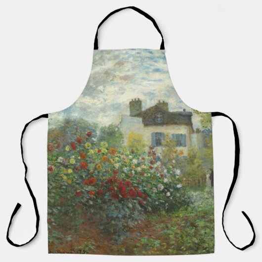 Tablier Jardin des artistes de Monet dans Peinture d'Argen (Recto)