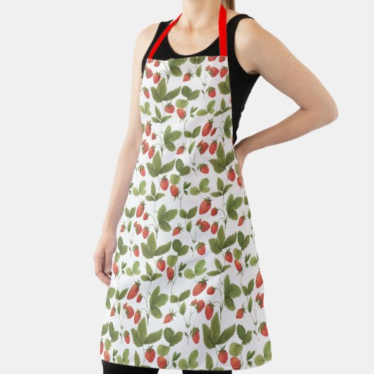 Tablier Jardin d'été | Apron aux fraises (Insitu)