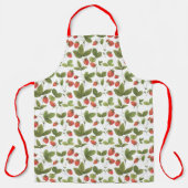 Tablier Jardin d'été | Apron aux fraises (Recto)