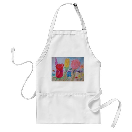Tablier Jardin d'été Fleurs Apron (Devant)