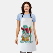 Tablier Jardin d'été Gnome avec carotte (Porté)