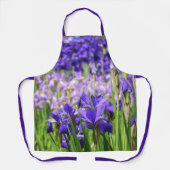 Tablier Jardin d'Irises pourpres d'Améthyste (Recto)
