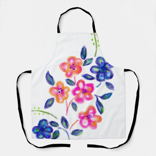 Tablier Jardin fleuri (Recto)