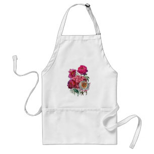 Tablier Jardin fleuri romantique