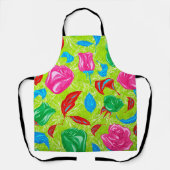 Tablier Jardin Fleuri Vibrant (Recto)