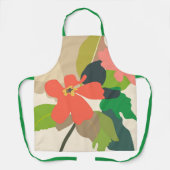 Tablier Jardin Floral Blocs de couleur fleuriste (Recto)