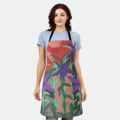 Tablier Jardin floral Twilight (Porté)