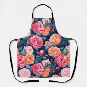 Tablier Jardin Rose rose rouge (Recto)