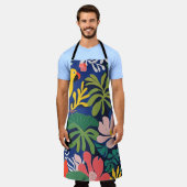 Tablier Jardin tropical Expressionnisme moderne Oeuvre d'a (Porté)