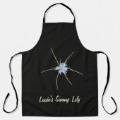 Tablier Jardin vert blanc et clair Lily (Recto)