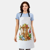 Tablier Jardinage avec chats (Porté)