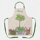 Tablier Jardinage personnalisé (Recto)